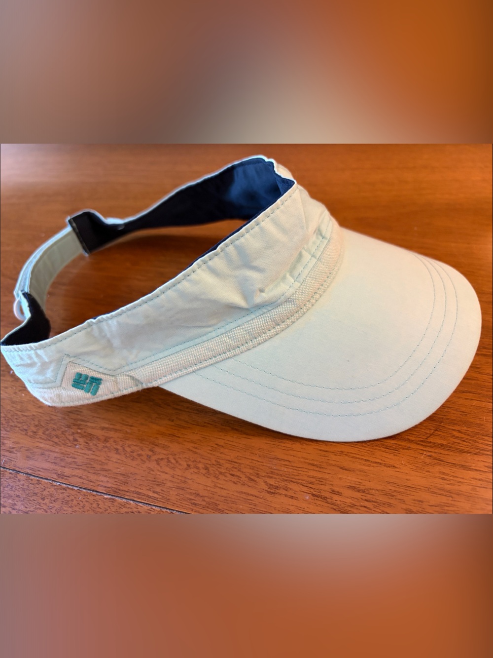 Women’s Light Blue Visor with Embroidered Logo